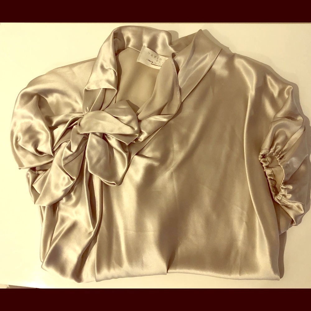 David Szeto Paris High Glam silk blouse